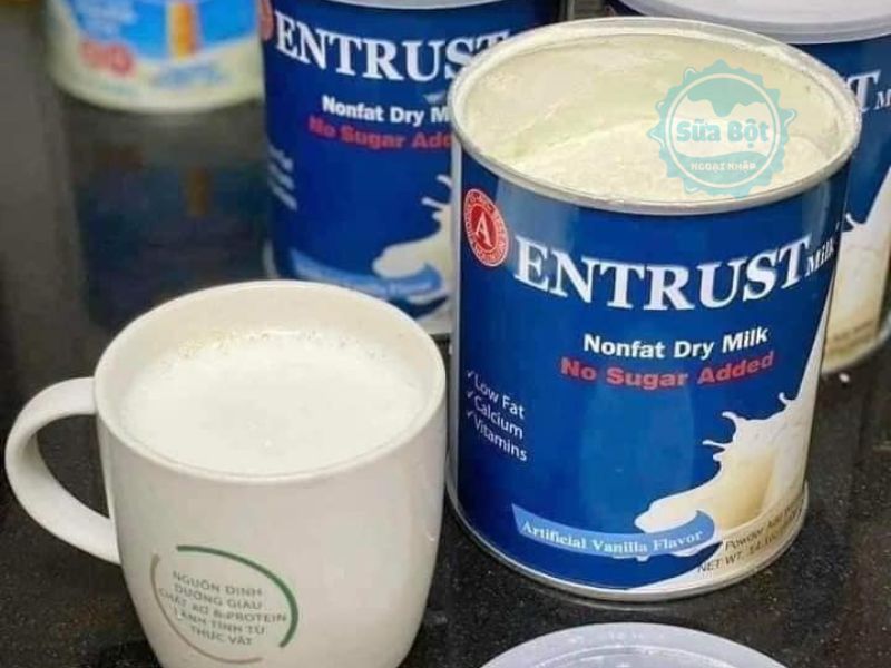 Sữa Entrust Milk nên uống hết trong 12 tiếng Sữa Entrust Milk nên uống hết trong 12 tiếng