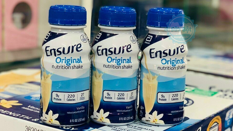 Sữa Ensure nước Original Nutrition Shake mang hương vị vani dễ chịu, dễ uống