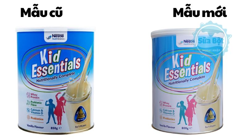 Sữa Kid Essentials nội địa Úc mẫu cũ và mẫu mới Sữa Kid Essentials nội địa Úc mẫu cũ và mẫu mới