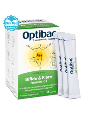 Men vi sinh Optibac Probiotics xanh lá ngăn ngừa táo bón của Anh (30 gói x 6g)