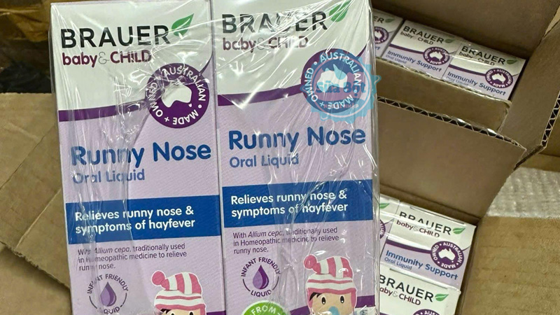 Siro Brauer Runny Nose sử dụng theo liều lượng phù hợp với từng độ tuổi