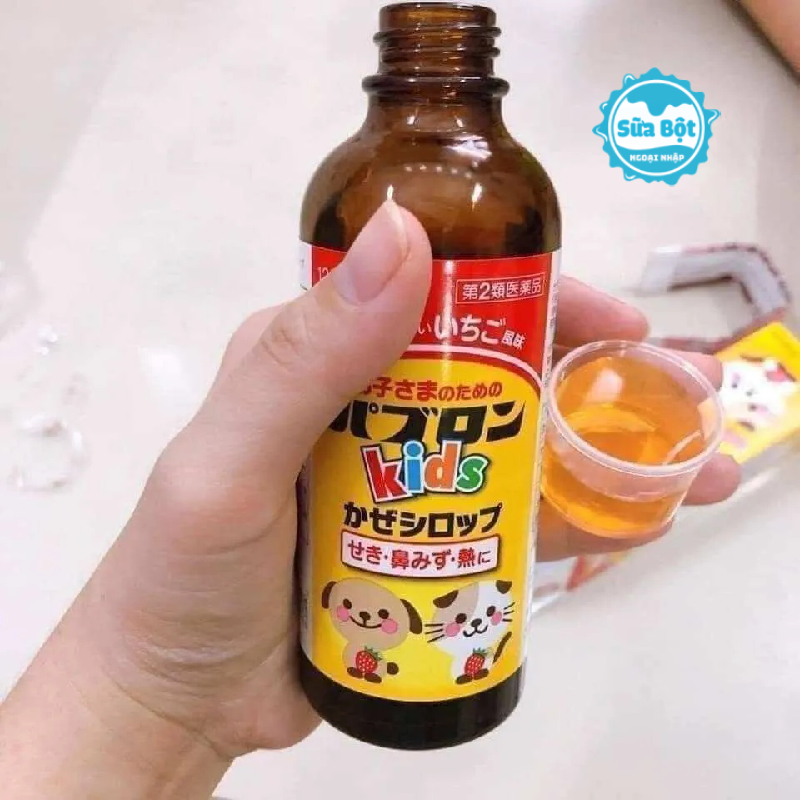 Hướng dẫn sử dụng siro ho Kids Paburon S chó mèo cho bé của Nhật Bản 120ml