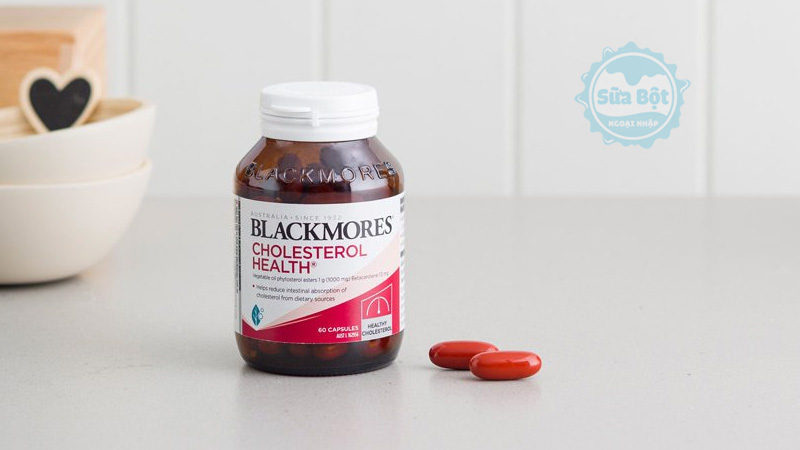 Uống Blackmores Cholesterol Health 1 viên mỗi lần, ngày 2 lần