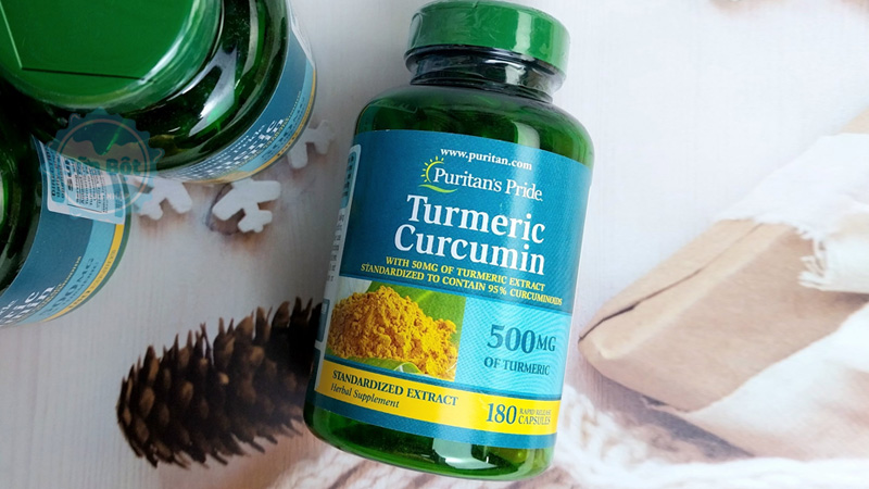 Viên uống tinh chất nghệ Puritan’s Pride Turmeric Curcumin 500mg sản xuất tại Mỹ, đảm bảo chất lượng