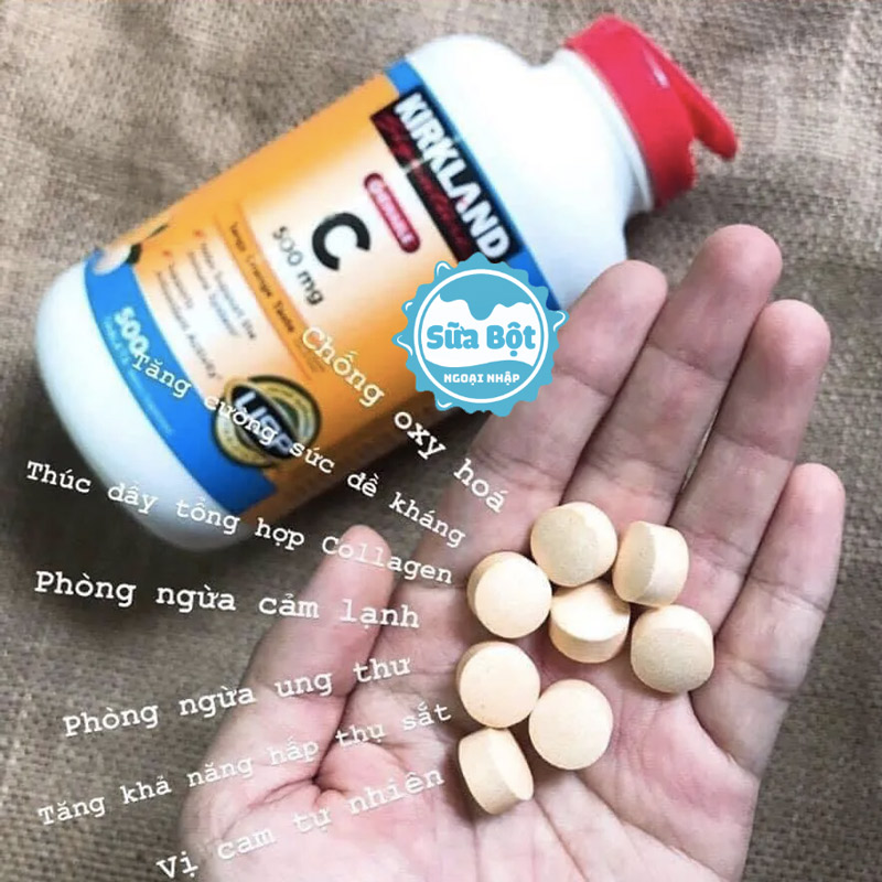 Kirkland Vitamin C 500mg có nhiều công dụng tốt cho sức khoẻ