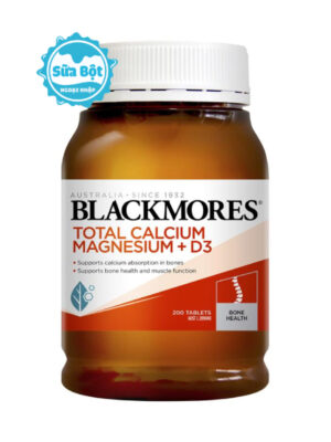 Viên uống Blackmores Total Calcium & Magnesium + D3 của Úc (200 viên)