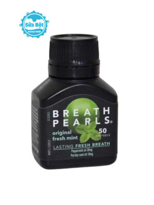 Viên uống thơm miệng Breath Pearls Úc 50 viên
