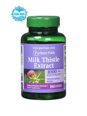 Viên uống Puritan's Pride Milk Thistle Extract 1000mg bổ gan Mỹ 180 viên