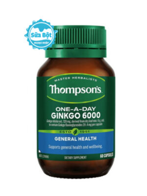 Viên uống Thompsons Ginkgo 6000mg bổ não của Úc (60 viên)