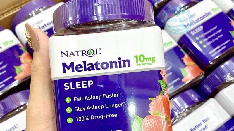 Kẹo ngủ Natrol Melatonin 10mg mua chính hãng giá bình dân tại Sữa Bột Ngoại Nhập