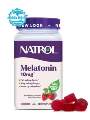 Kẹo ngủ Natrol Melatonin 10mg Sleep của Mỹ