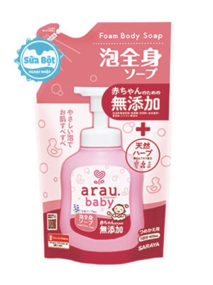 Sữa tắm gội Arau Baby của Nhật dạng túi 400ml