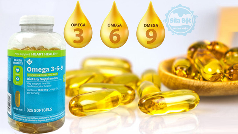 Dầu cá Omega 3-6-9 Member's Mark Supports Heart Health bổ sung 1600mg Omega 3, 6 và 9 cho cơ thể