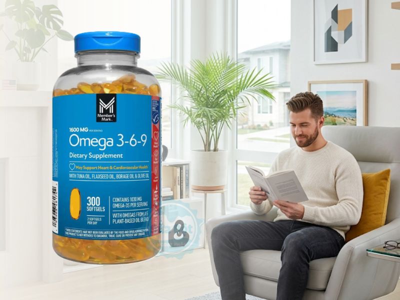 Sử dụng dầu cá Omega 369 Member's Mark