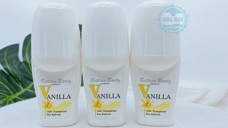 Lăn khử mùi nước hoa Bettina Barty Vanilla được sản xuất tại Đức