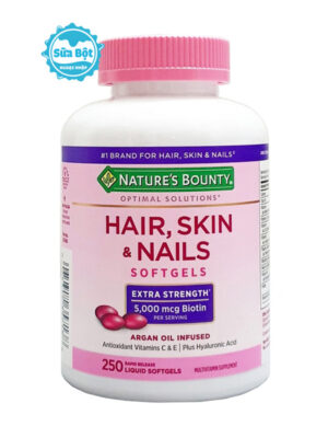 Viên uống Nature's Bounty Hair Skin And Nails của Mỹ 250 viên