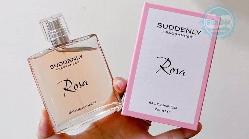 Nước Hoa Suddenly Fragrances Rosa Eau De Parfum xuất xứ từ Pháp, mùi hương cuốn hút
