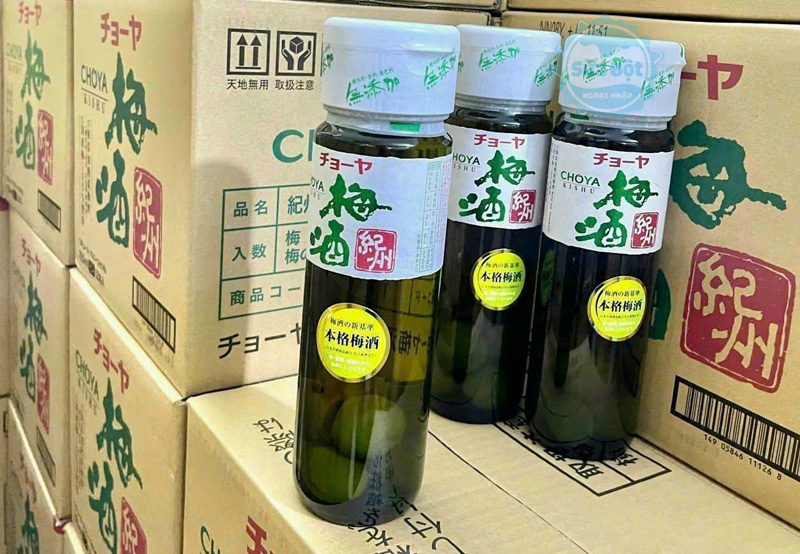 Rượu mơ Choya Umeshu Kishu xanh được nhập khẩu từ Nhật Bản đảm bảo tin cậy về chất lượng ở Sữa Bột Ngoại Nhập