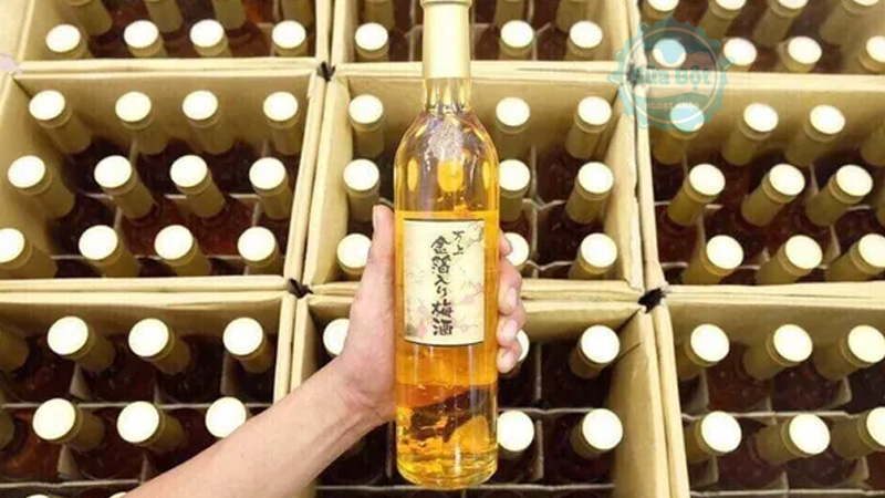 Rượu mơ vảy vàng Choya Kikkoman mua chính hãng ở Sữa Bột Ngoại Nhập