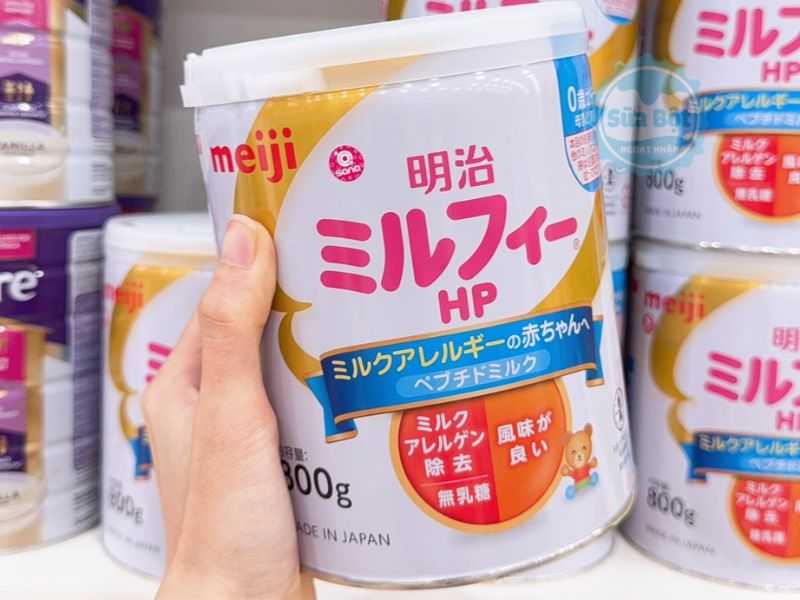 Sữa Meiji HP là sản phẩm dành cho trẻ dị ứng đạm sữa bò Sữa Meiji HP là sản phẩm dành cho trẻ dị ứng đạm sữa bò