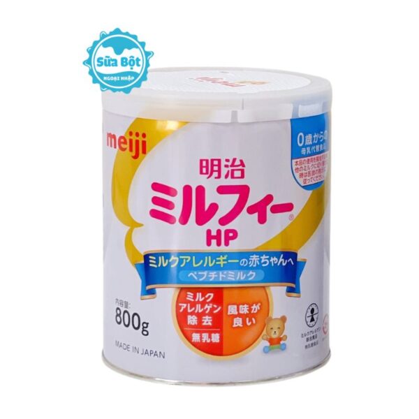 Sữa Meiji HP Nội Địa Nhật Cho Trẻ Dị Ứng Đạm Bò hộp 800g