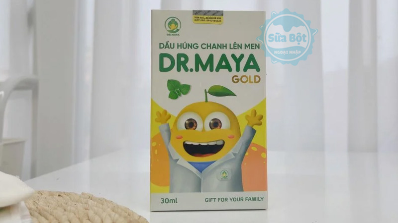 Dầu húng chanh Dr.Maya Gold 30ml sản xuất tại Việt Nam với chất lượng an toàn