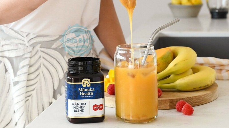 Mật ong Manuka Health MGO 30+ Manuka Honey Blend có thể dùng trực tiếp với nước, các loại đồ uống 