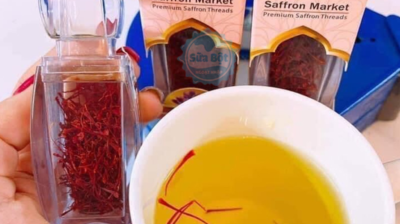 Nhụy hoa nghệ tây Saffron Market Premium Saffron Threads có thể pha trà, nấu ăn hoặc dùng làm đẹp