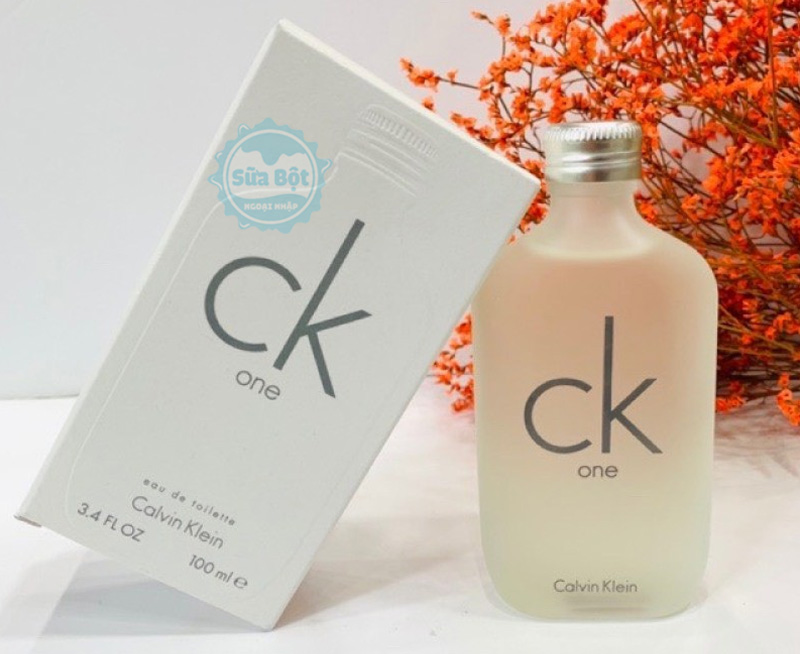 Nước hoa Calvin Klein Ck One Eau De Toilette 100ml thiết kế tối giản, hương thơm tươi trẻ, phóng khoáng
