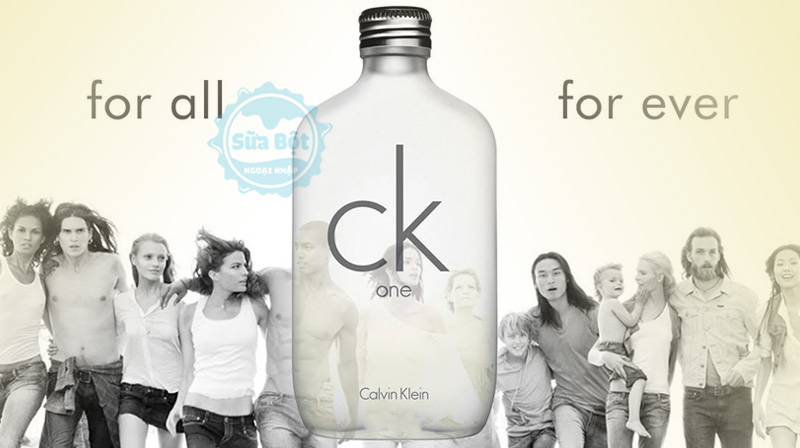 Nước hoa Calvin Klein Ck One Eau De Toilette 100ml mang mùi hương thích hợp cho cả nam và nữ giới