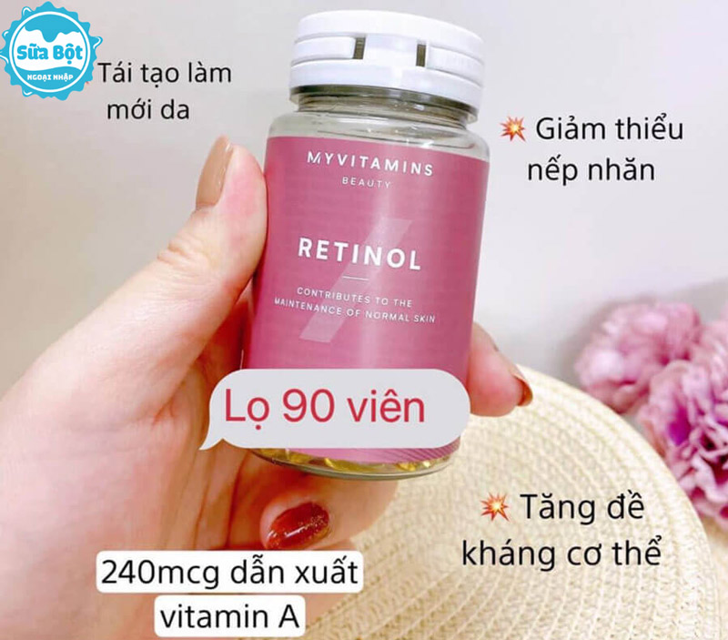 Retinol Myvitamins Beauty là một thương hiệu đến từ Pháp