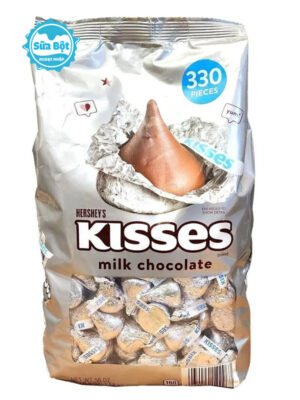 Socola Kisses Hershey’s Kisses Milk Chocolate 330 viên Mỹ 1.58kg
