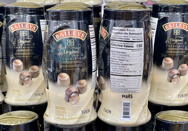 Socola nhân rượu Baileys Chocolates Turin mua sắm chính hãng của Mỹ ở Sữa Bột Ngoại Nhập