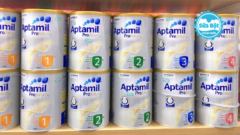 Aptamil là nhãn hàng được sản xuất bởi tập đoàn Danone của Pháp