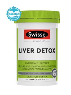 Viên uống giải độc gan Liver Detox Swisse lọ 120 viên