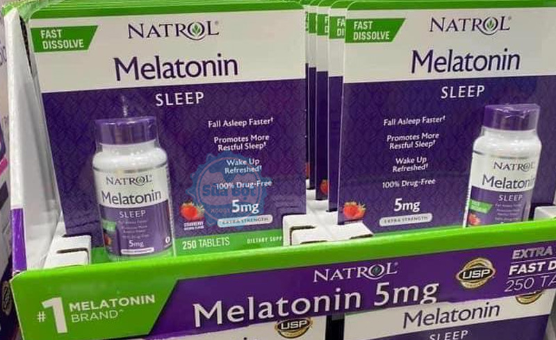 Viên ngậm Natrol Melatonin Sleep 5mg được sản xuất tại Mỹ, tin cậy về chất lượng