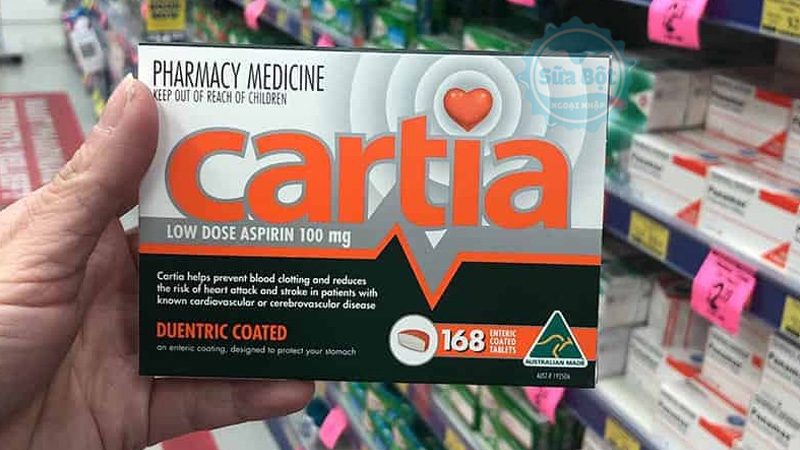 Viên uống chống đột quỵ Cartia hỗ trợ ngừa đột quỵ, đau tim
