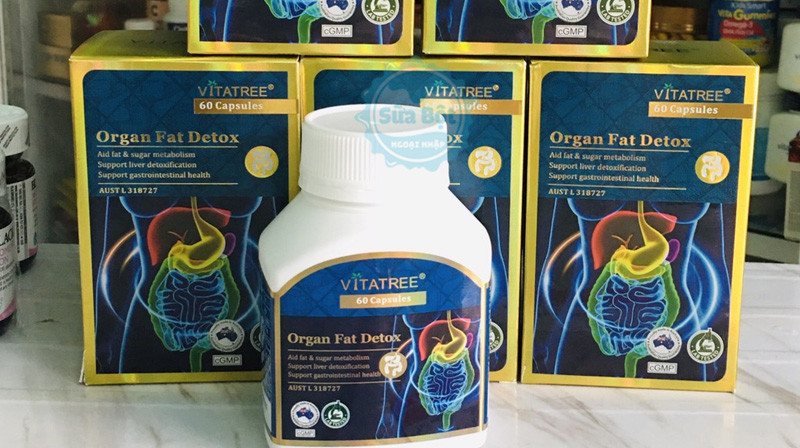 Viên uống Vitatree Organ Fat Detox mua sắm chính hãng giá cả bình dân ở Sữa Bột Ngoại Nhập