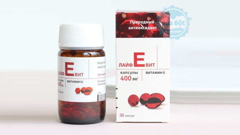 Vitamin E đỏ Zentiva 400mg lọ thủy tinh 30 viên sản xuất tại Nga