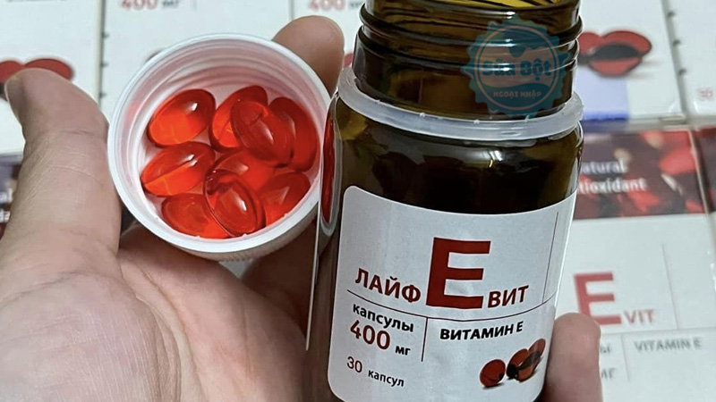Vitamin E đỏ Zentiva 400mg mỗi ngày uống 1 viên
