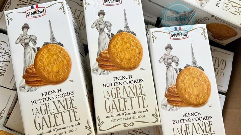 Bánh quy La Grande Galette French Butter Cookies mua chính hãng Pháp tại Sữa Bột Ngoại Nhập