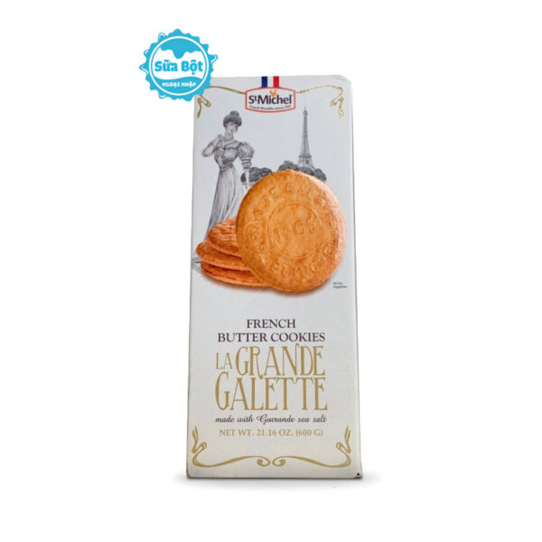 Bánh quy La Grande Galette French Butter Cookies Pháp 600g