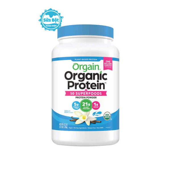 Bột protein hữu cơ Orgain Organic Protein & Superfoods Mỹ 1.22kg
