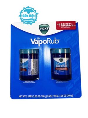 Dầu bôi ấm ngực giảm ho Vicks VapoRub của Mỹ 100g