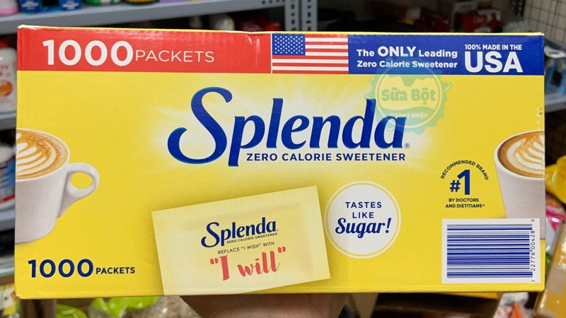 Đường ăn kiêng Splenda được sản xuất tại Mỹ, FDA chứng nhận an toàn cho người dùng