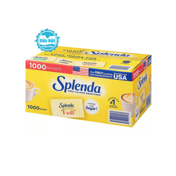 Đường ăn kiêng Splenda Zero Calorie Sweetener Mỹ hộp 1000 gói