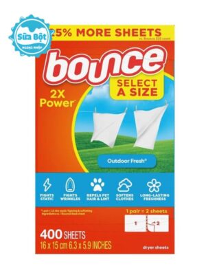 Giấy thơm quần áo Bounce Mỹ 400 tờ