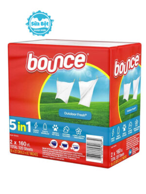 Giấy thơm quần áo Bounce Mỹ set 2 hộp x 160 tờ