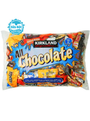 Kẹo Chocolate Kirkland All Chocolate Mỹ 2.55kg