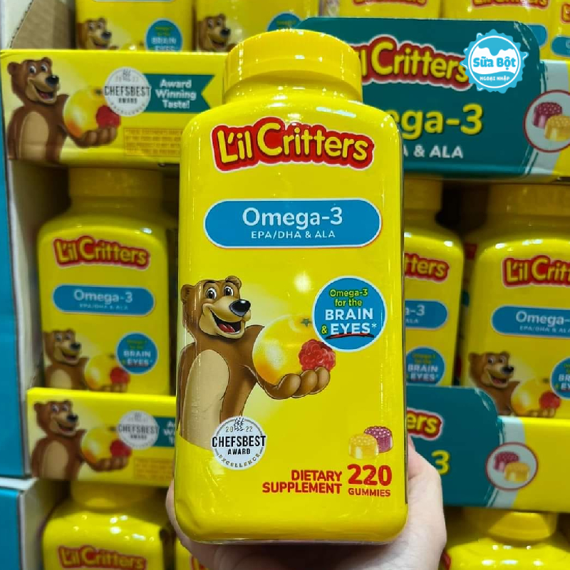 Cách bảo quản kẹo gấu dẻo L'il Critters bổ sung Omega 3 và DHA